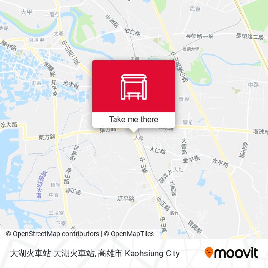 大湖火車站 大湖火車站 map