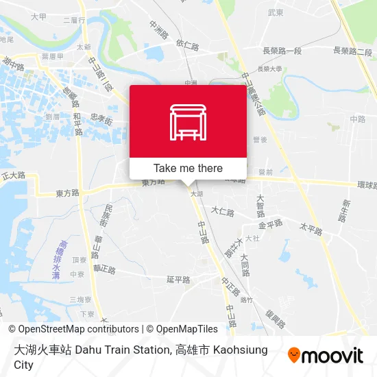 大湖火車站 Dahu Train Station地圖