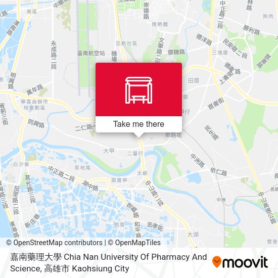 嘉南藥理大學 Chia Nan University Of Pharmacy And Science map
