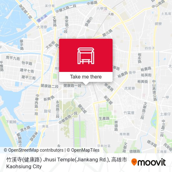 竹溪寺(健康路) Jhusi Temple(Jiankang Rd.) map