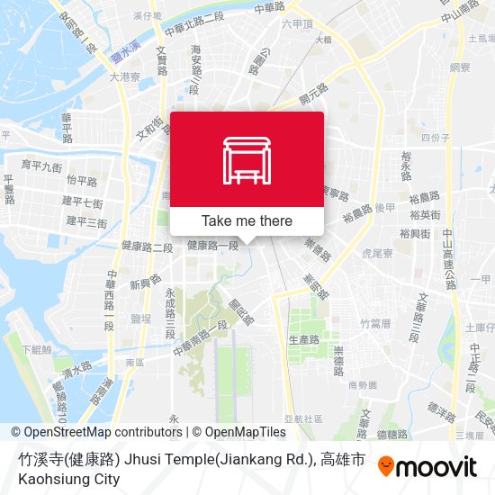 竹溪寺(健康路) Jhusi Temple(Jiankang Rd.)地圖