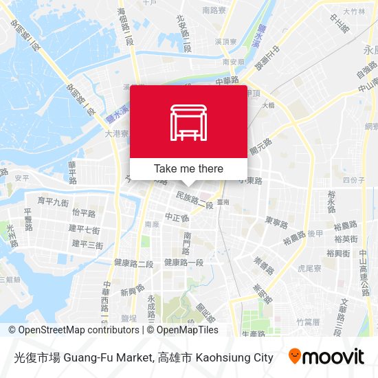 光復市場 Guang-Fu Market地圖