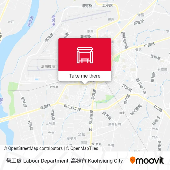 勞工處 Labour Department map