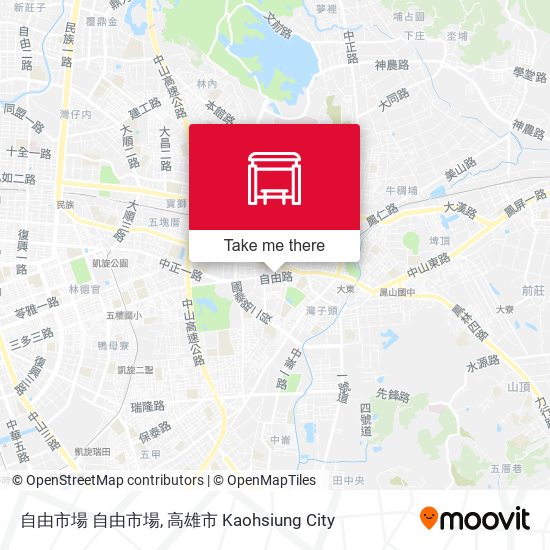 自由市場 自由市場 map