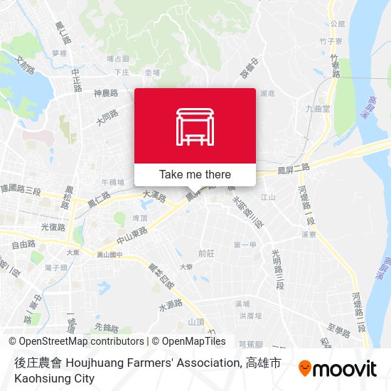 後庄農會 Houjhuang Farmers' Association map