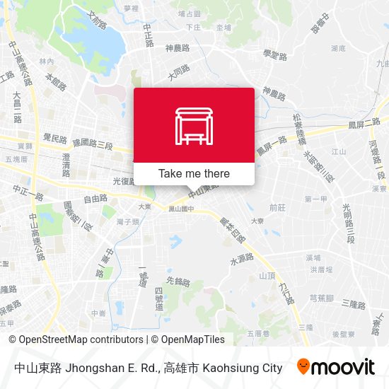 中山東路 Jhongshan E. Rd. map