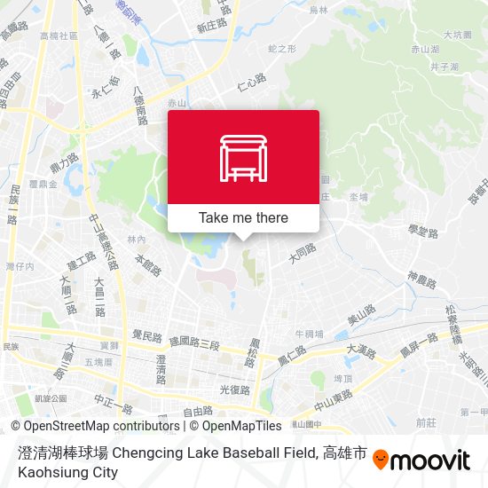 澄清湖棒球場 Chengcing Lake Baseball Field map