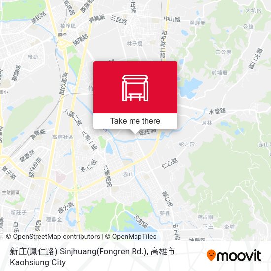 新庄(鳳仁路) Sinjhuang(Fongren Rd.)地圖
