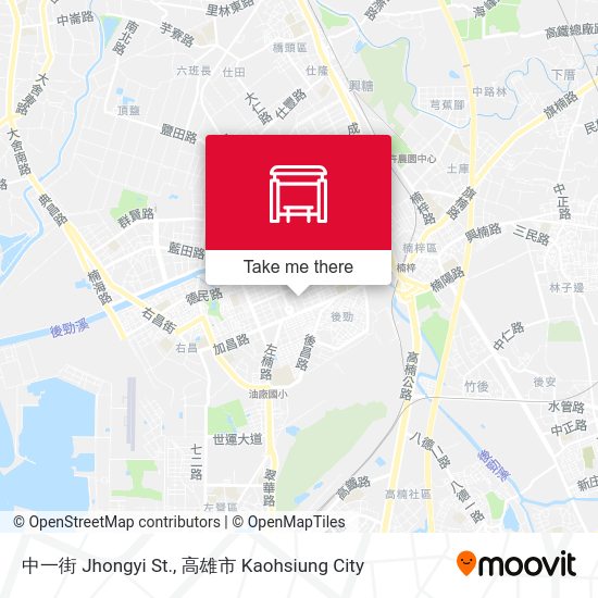 中一街 Jhongyi St.地圖