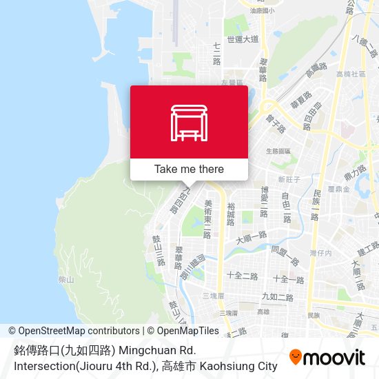 銘傳路口(九如四路) Mingchuan Rd. Intersection(Jiouru 4th Rd.)地圖