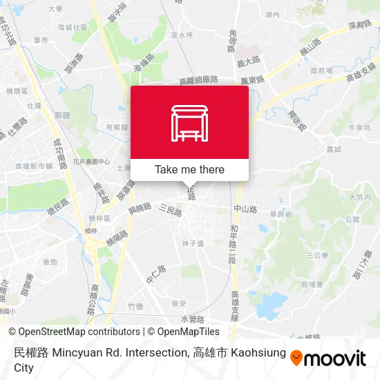 民權路 Mincyuan Rd. Intersection地圖