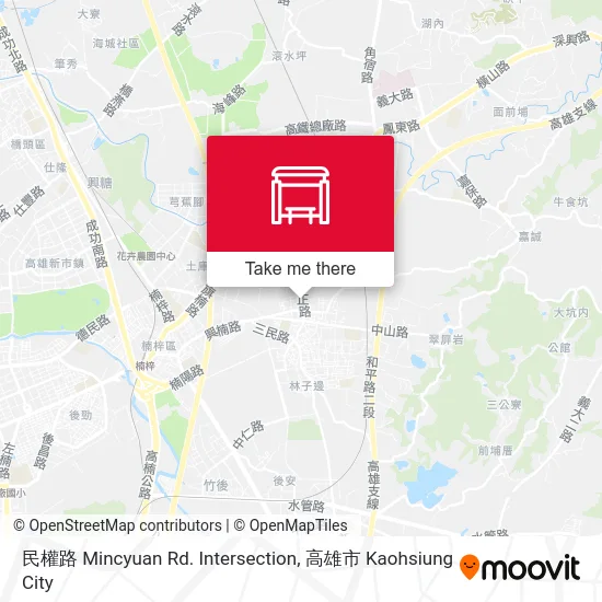 民權路 Mincyuan Rd. Intersection地圖
