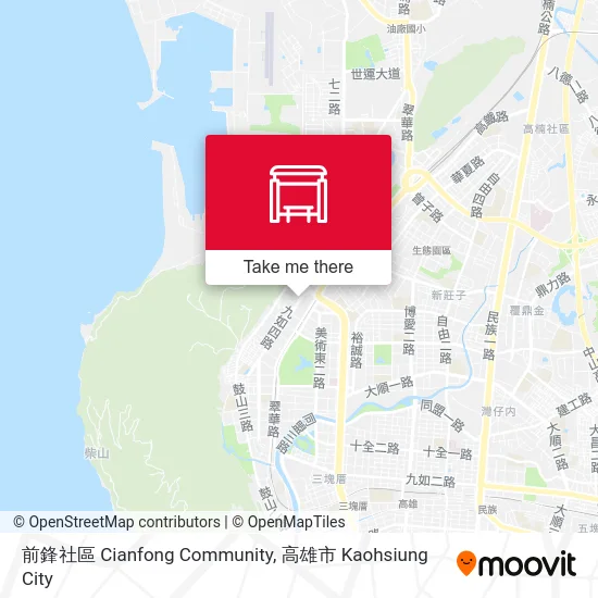前鋒社區 Cianfong Community map