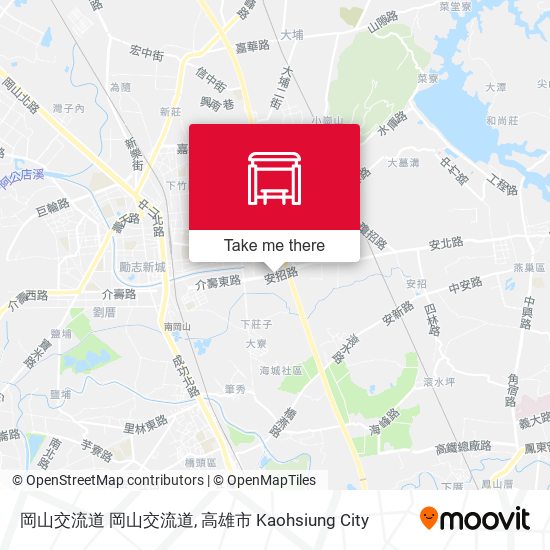 岡山交流道 岡山交流道 map