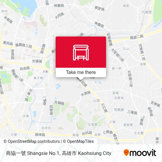 商協一號 Shangsie No.1 map