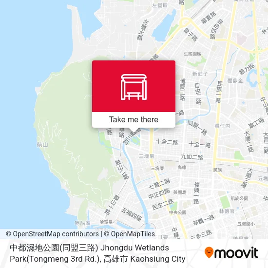 中都濕地公園(同盟三路) Jhongdu Wetlands Park(Tongmeng 3rd Rd.)地圖