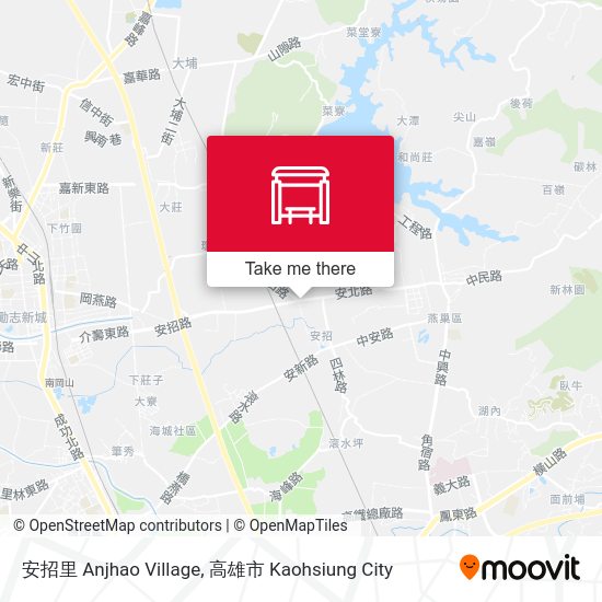 安招里 Anjhao Village map