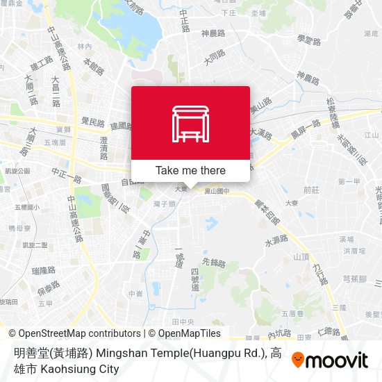 明善堂(黃埔路) Mingshan Temple(Huangpu Rd.) map