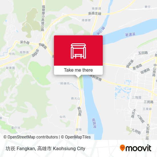 坊崁 Fangkan map