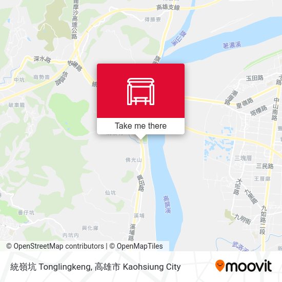 統嶺坑 Tonglingkeng map