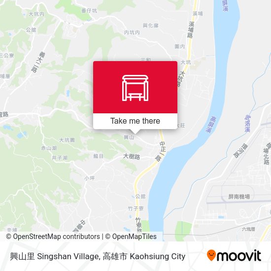 興山里 Singshan Village map