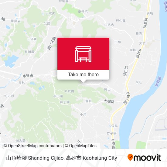 山頂崎腳 Shanding Cijiao map