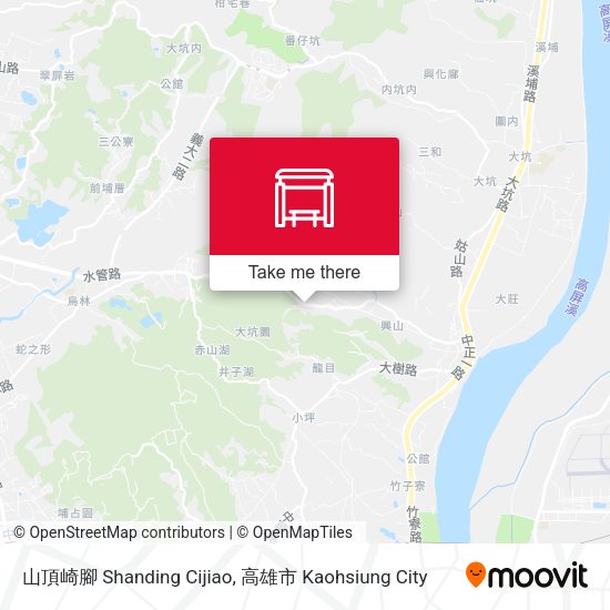 山頂崎腳 Shanding Cijiao map