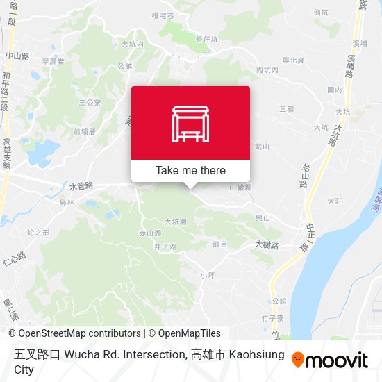 五叉路口 Wucha Rd. Intersection map