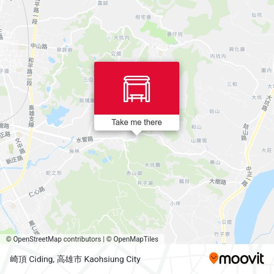 崎頂 Ciding map