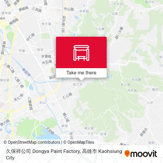 久保祥公司 Dongya Paint Factory map