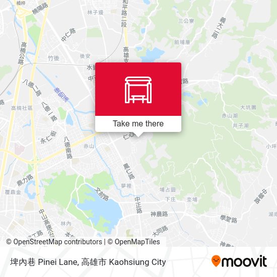 埤內巷 Pinei Lane map