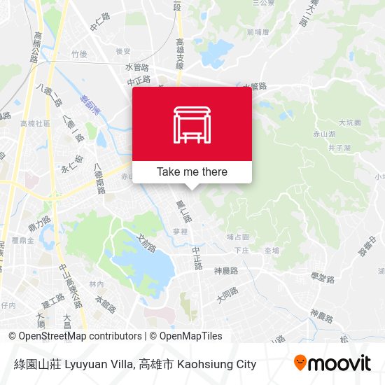 綠園山莊 Lyuyuan Villa map