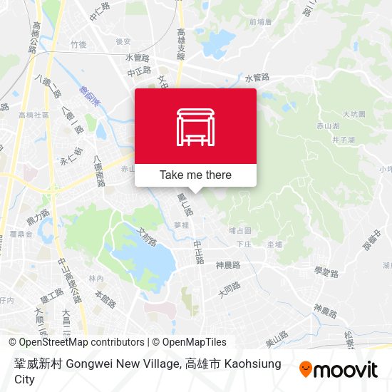 鞏威新村 Gongwei New Village map