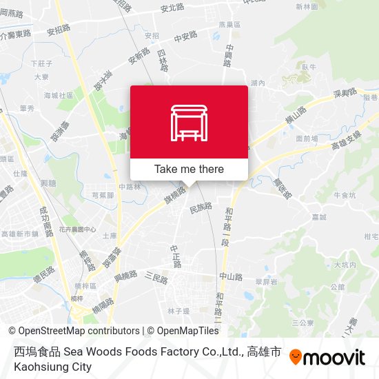 西塢食品 Sea Woods Foods Factory Co.,Ltd.地圖