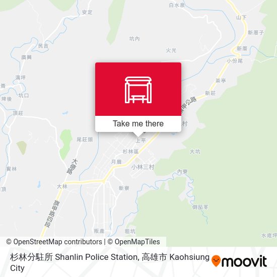 杉林分駐所 Shanlin Police Station map
