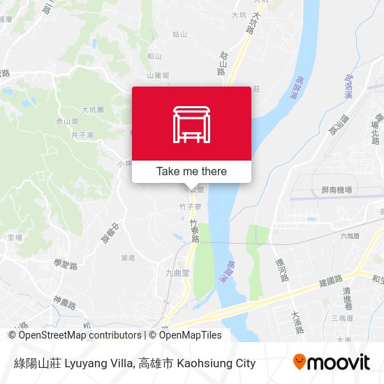 綠陽山莊 Lyuyang Villa map