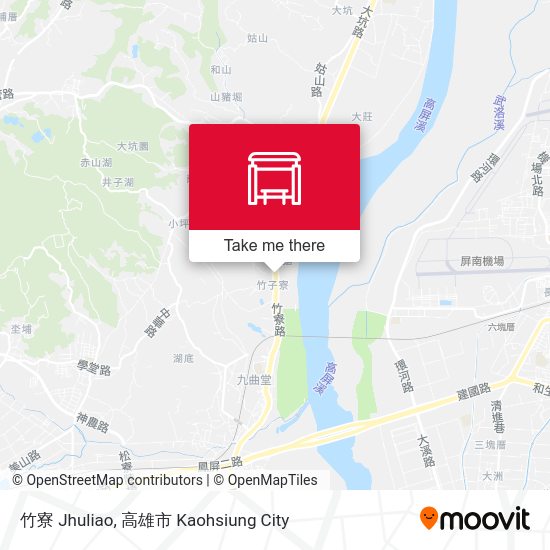 竹寮 Jhuliao map