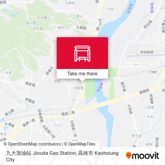 九大加油站 Jiouda Gas Station map