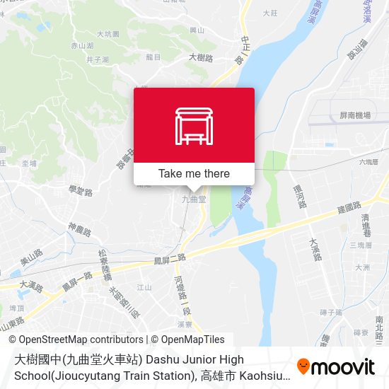 大樹國中(九曲堂火車站) 大樹國中(九曲堂火車站) map