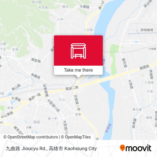九曲路 Jioucyu Rd.地圖