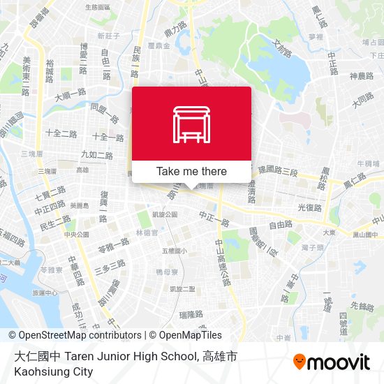 大仁國中 Taren Junior High School地圖