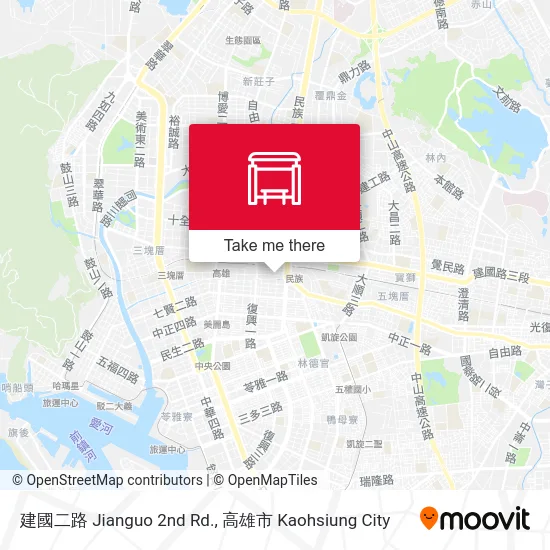 建國二路 Jianguo 2nd Rd. map