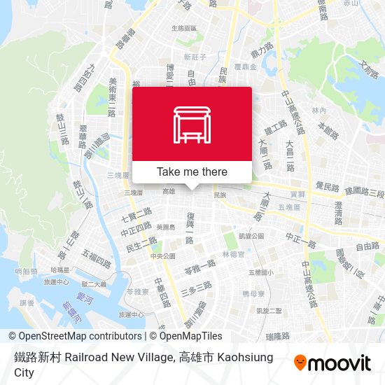 鐵路新村 Railroad New Village map