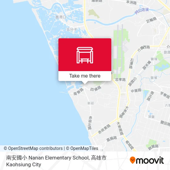 南安國小 Nanan Elementary School map