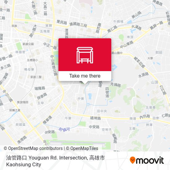 油管路口 Youguan Rd. Intersection map