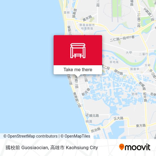 國校前 Guosiaocian map