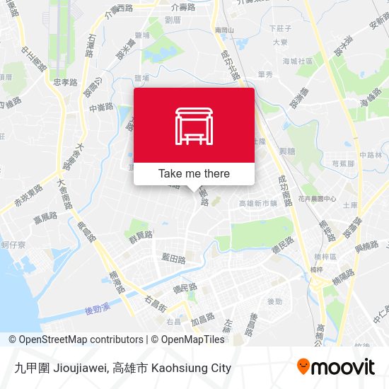 九甲圍 Jioujiawei map
