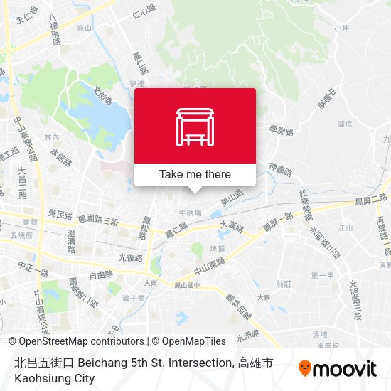 北昌五街口 Beichang 5th St. Intersection地圖