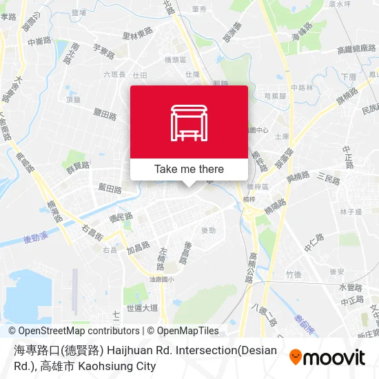 海專路口(德賢路) Haijhuan Rd. Intersection(Desian Rd.)地圖