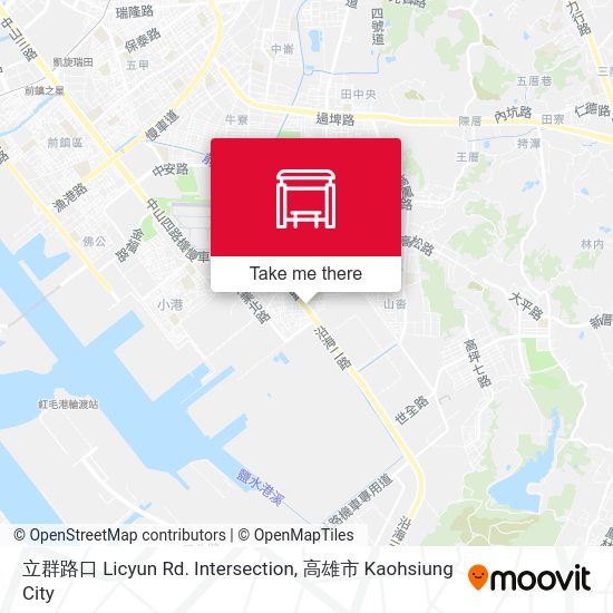 立群路口 Licyun Rd. Intersection map